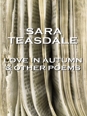 cover image of Love in Autumn & Other Poems